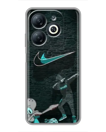 Чехол для Infinix Smart 8 с картинкой «Спортивный арт Nike» Чехол для Infinix Smart 8 с картинкой «Спортивный арт Nike»
