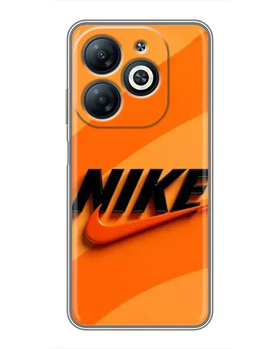 Чехол для Infinix Smart 8 с картинкой «Оранжевый драйв Nike» Чехол для Infinix Smart 8 с картинкой «Оранжевый драйв Nike»