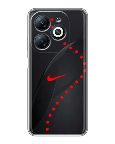 Чехол для Infinix Smart 8 с картинкой «Абстрактный дизайн Nike» Чехол для Infinix Smart 8 с картинкой «Абстрактный дизайн Nike»