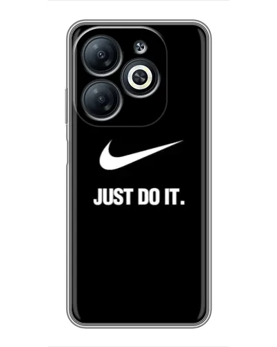 Чехол для Infinix Smart 8 с картинкой «Классический принт Nike» Чехол для Infinix Smart 8 с картинкой «Классический принт Nike»