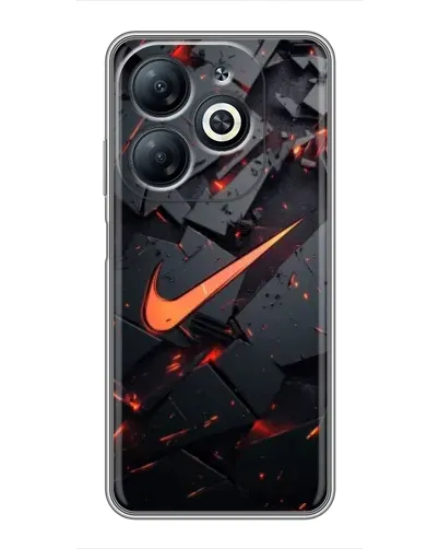 Чехол для Infinix Smart 8 с картинкой «Nike — эффект разломов» Чехол для Infinix Smart 8 с картинкой «Nike — эффект разломов»