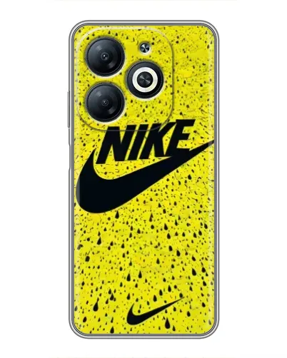 Чехол для Infinix Smart 8 с картинкой «Желтый текстурный Nike» Чехол для Infinix Smart 8 с картинкой «Желтый текстурный Nike»