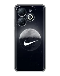 Чехол для Infinix Smart 8 с картинкой «Nike в стиле граффити»