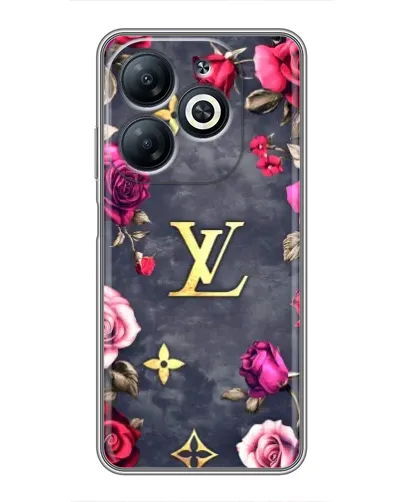 Чехол для Infinix Smart 8 с картинкой «Цветочный Louis Vuitton»