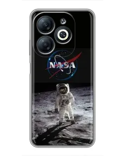 Чехол для Infinix Smart 8 с картинкой «Астронавт на Луне» Чехол для Infinix Smart 8 с картинкой «Астронавт на Луне»