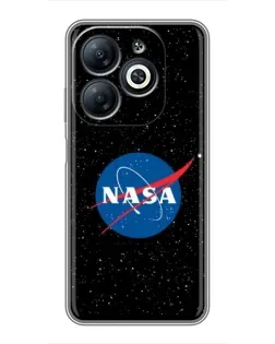 Чехол для Infinix Smart 8 с картинкой «NASA — звездное небо» Чехол для Infinix Smart 8 с картинкой «NASA — звездное небо»