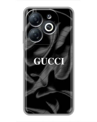 Чехол для Infinix Smart 8 с картинкой «Gucci — шелковые волны»