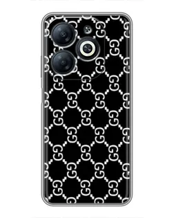 Чохол для Infinix Smart 8 з картинкою «Gucci — сітчастий паттерн» Чохол для Infinix Smart 8 з картинкою «Gucci — сітчастий паттерн»