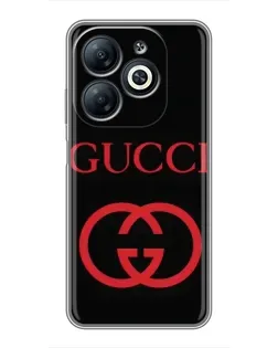 Чохол для Infinix Smart 8 з картинкою «Gucci — червоний логотип» Чохол для Infinix Smart 8 з картинкою «Gucci — червоний логотип»
