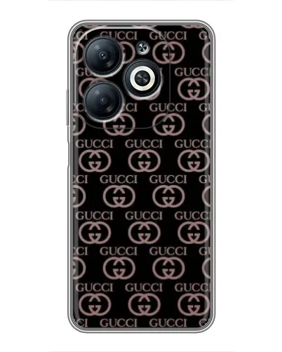 Чехол для Infinix Smart 8 с картинкой «Классическая монограмма Gucci»