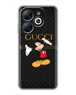 Чохол для Infinix Smart 8 з картинкою «Міккі Маус Gucci» Чохол для Infinix Smart 8 з картинкою «Міккі Маус Gucci»
