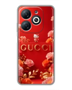 Чохол для Infinix Smart 8 з картинкою «Gucci — золотий сад» Чохол для Infinix Smart 8 з картинкою «Gucci — золотий сад»