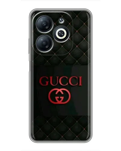 Чехол для Infinix Smart 8 с картинкой «Gucci — стеганый черный»