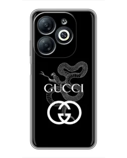 Чохол для Infinix Smart 8 з картинкою «Gucci — срібна змія» Чохол для Infinix Smart 8 з картинкою «Gucci — срібна змія»