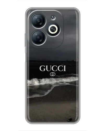 Чехол для Infinix Smart 8 с картинкой «Gucci — морской прибой»