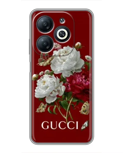 Чехол для Infinix Smart 8 с картинкой «Gucci —  сад»