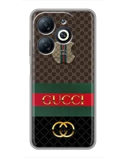 Чохол для Infinix Smart 8 з картинкою «Gucci — брендований десерт» Чохол для Infinix Smart 8 з картинкою «Gucci — брендований десерт»