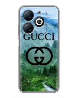 Чохол для Infinix Smart 8 з картинкою «Gucci — гірський пейзаж» Чохол для Infinix Smart 8 з картинкою «Gucci — гірський пейзаж»