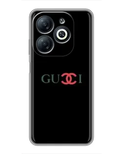 Чохол для Infinix Smart 8 з картинкою «Gucci — червоний градієнт» Чохол для Infinix Smart 8 з картинкою «Gucci — червоний градієнт»