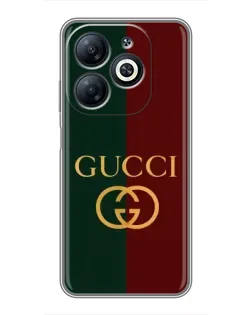 Чохол для Infinix Smart 8 з картинкою «Gucci — темно-зелений градієнт» Чохол для Infinix Smart 8 з картинкою «Gucci — темно-зелений градієнт»