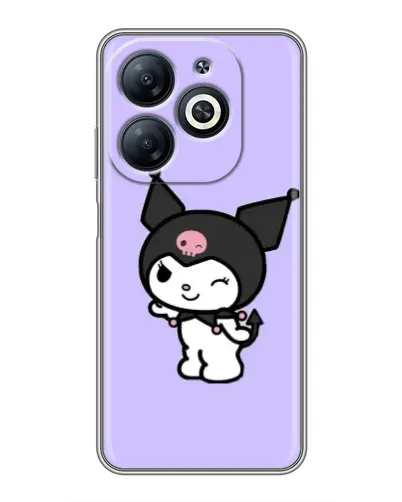 Чехол для Infinix Smart 8 с картинкой «Классическая Kuromi» Чехол для Infinix Smart 8 с картинкой «Классическая Kuromi»