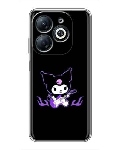 Чехол для Infinix Smart 8 с картинкой «Электрическая Kuromi» Чехол для Infinix Smart 8 с картинкой «Электрическая Kuromi»