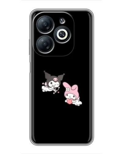 Чехол для Infinix Smart 8 с картинкой «My Melody и Kuromi» Чехол для Infinix Smart 8 с картинкой «My Melody и Kuromi»