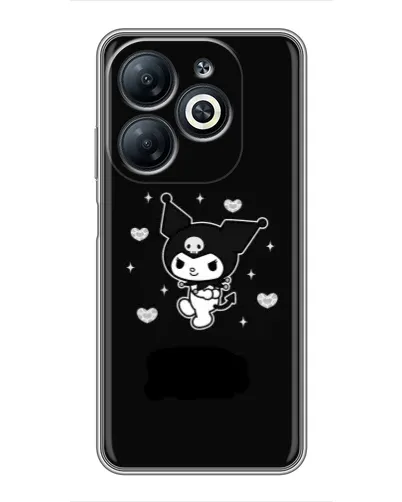 Чехол для Infinix Smart 8 с картинкой «Черная Куроми» Чехол для Infinix Smart 8 с картинкой «Черная Куроми»