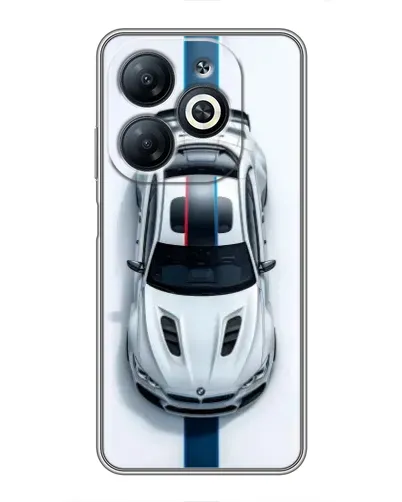 Чехол для Infinix Smart 8 с картинкой «Вид сверху — BMW M»