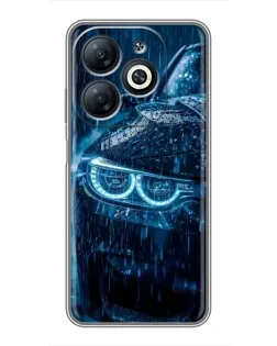 Чехол для Infinix Smart 8 с картинкой «BMW под дождем»