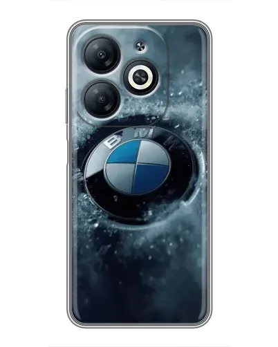 Чехол для Infinix Smart 8 с картинкой «Логотип BMW — лед» Чехол для Infinix Smart 8 с картинкой «Логотип BMW — лед»