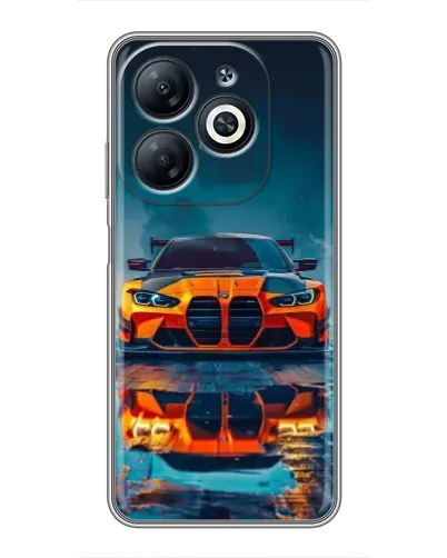 Чехол для Infinix Smart 8 с картинкой «BMW — золотая эмблема» Чехол для Infinix Smart 8 с картинкой «BMW — золотая эмблема»