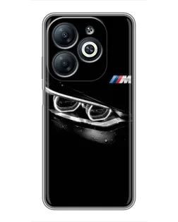 Чехол для Infinix Smart 8 с картинкой «BMW — взгляд тигра»