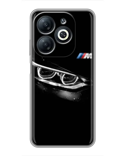 Чехол для Infinix Smart 8 с картинкой «BMW — взгляд тигра» Чехол для Infinix Smart 8 с картинкой «BMW — взгляд тигра»