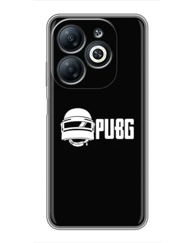 Чехол для Infinix Smart 8 с картинкой «PUBG — классический лого»
