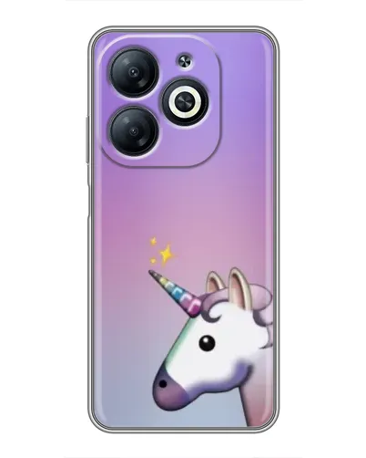 Чехол для Infinix Smart 8 с картинкой «Единорог градиент» Чехол для Infinix Smart 8 с картинкой «Единорог градиент»