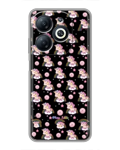 Чехол для Infinix Smart 8 с картинкой «Magic Unicorn паттерн» Чехол для Infinix Smart 8 с картинкой «Magic Unicorn паттерн»