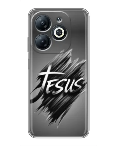 Чехол для Infinix Smart 8 с картинкой «Надпись Jesus Graffiti» Чехол для Infinix Smart 8 с картинкой «Надпись Jesus Graffiti»