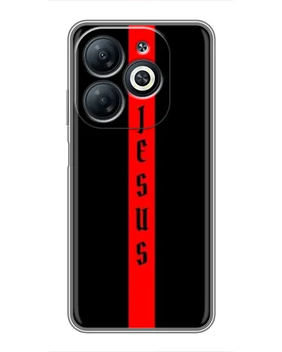Чехол для Infinix Smart 8 с картинкой «Красная линия веры» Чехол для Infinix Smart 8 с картинкой «Красная линия веры»