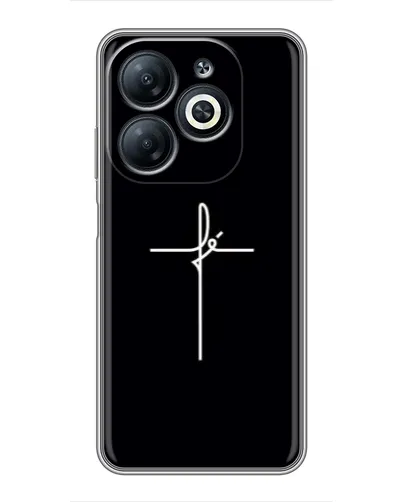 Чехол для Infinix Smart 8 с картинкой «Тонкий крест» Чехол для Infinix Smart 8 с картинкой «Тонкий крест»