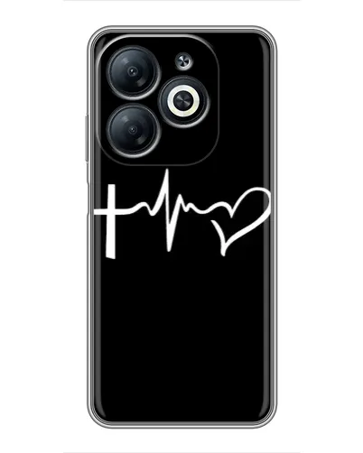 Чехол для Infinix Smart 8 с картинкой «Пульс веры» Чехол для Infinix Smart 8 с картинкой «Пульс веры»