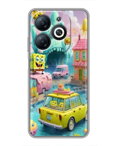Чехол для Infinix Smart 8 с картинкой «Монстр-трак приключения»