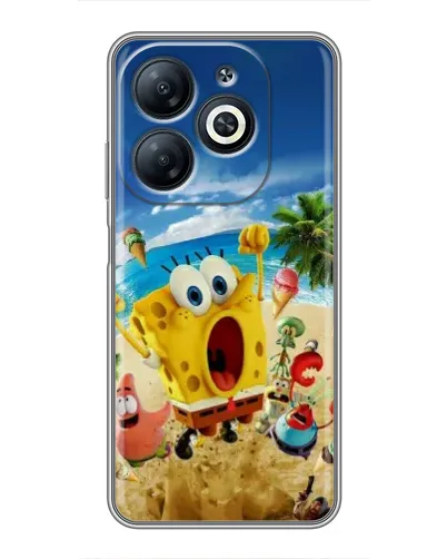Чехол для Infinix Smart 8 с картинкой «Развлечения на пляже»
