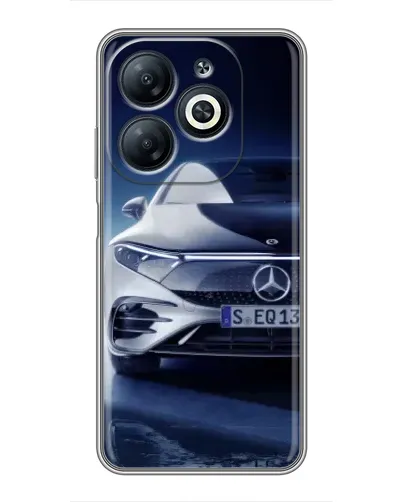 Чехол для Infinix Smart 8 с картинкой «Mercedes EQ — будущее»