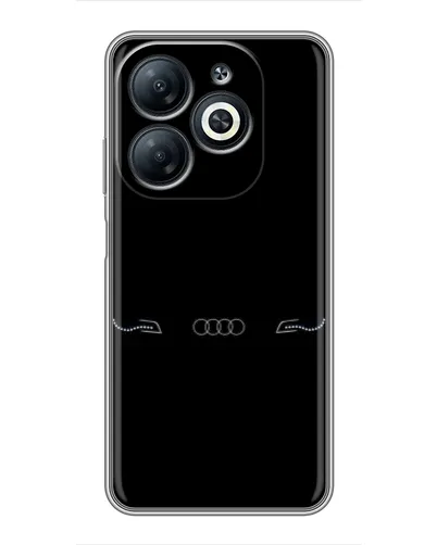 Чехол для Infinix Smart 8 с картинкой «Audi — световой подпись»