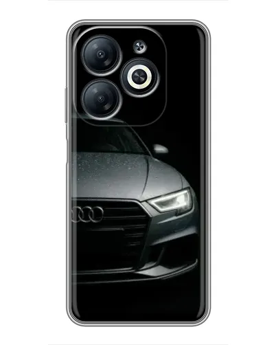 Чехол для Infinix Smart 8 с картинкой «Audi — детализация кузова»
