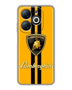 Чохол для Infinix Smart 8 з картинкою «Lamborghini Stripe жовтий» Чохол для Infinix Smart 8 з картинкою «Lamborghini Stripe жовтий»