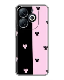 Чехол для Infinix Smart 8 с картинкой «Контрастные банты» Чехол для Infinix Smart 8 с картинкой «Контрастные банты»