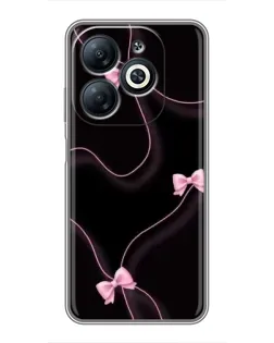 Чехол для Infinix Smart 8 с картинкой «Розовые ленты» Чехол для Infinix Smart 8 с картинкой «Розовые ленты»