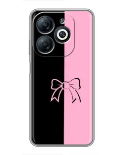Чехол для Infinix Smart 8 с картинкой «Половинки банта» Чехол для Infinix Smart 8 с картинкой «Половинки банта»